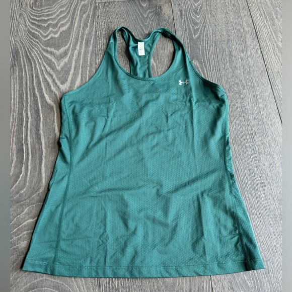 Under Armour Heat Gear Tank in Green Size Medium - Picture 1 of 4